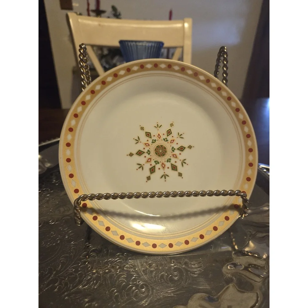 Pier 1 Imports Snowflake salad or dessert plates Replacement